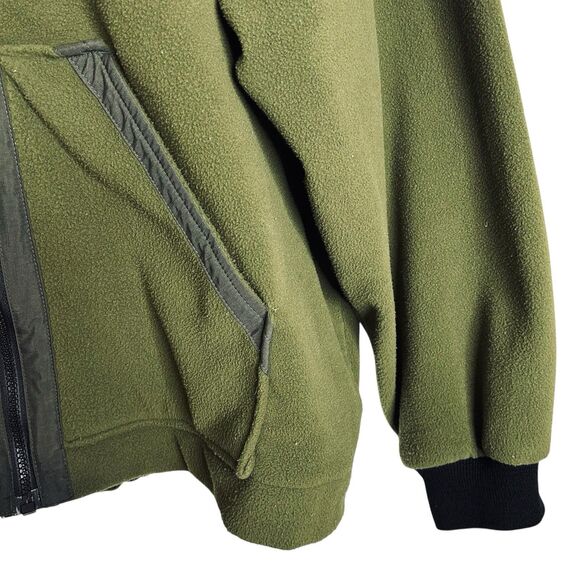 Hodgman 2-Pc Hunting Coat Waterproof XL Green Hooded with Zip Out Fleece Jacket - Picture 12 of 14